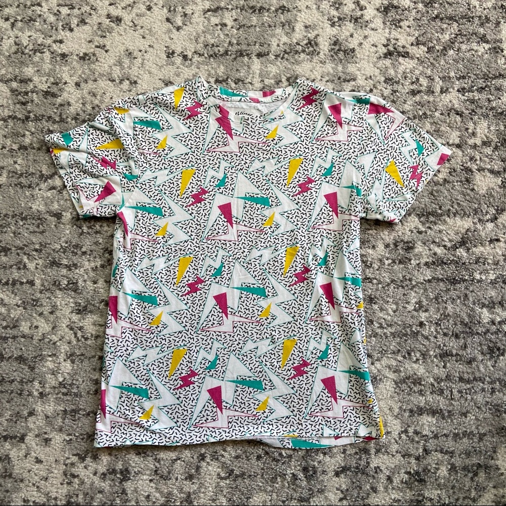 Blind Rooster L Large White Short Sleeve 90's